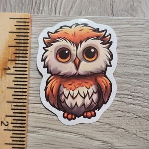 10/$10 Owl Sticker Bird Hoot Owlet Colorful Cartoon